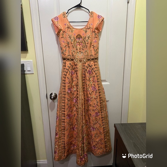 Other - Peach Indian style jumpsuit with pockets